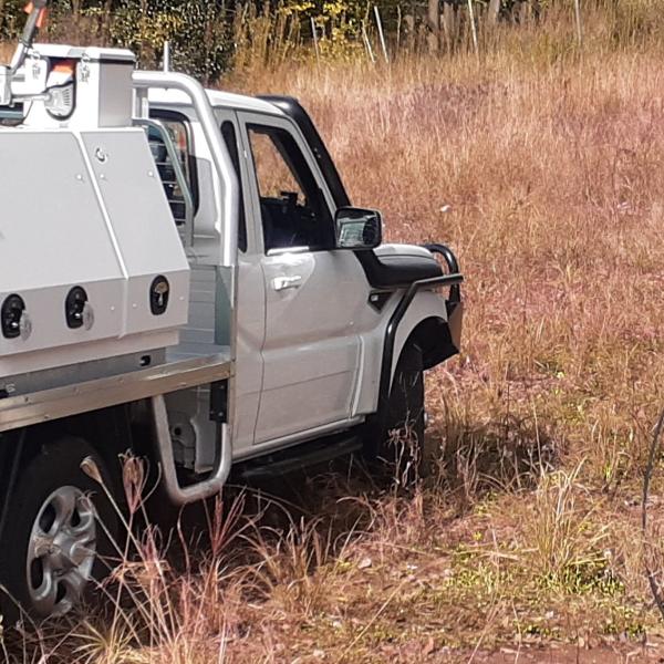 Vegetation Knockdown at Contaminated Site